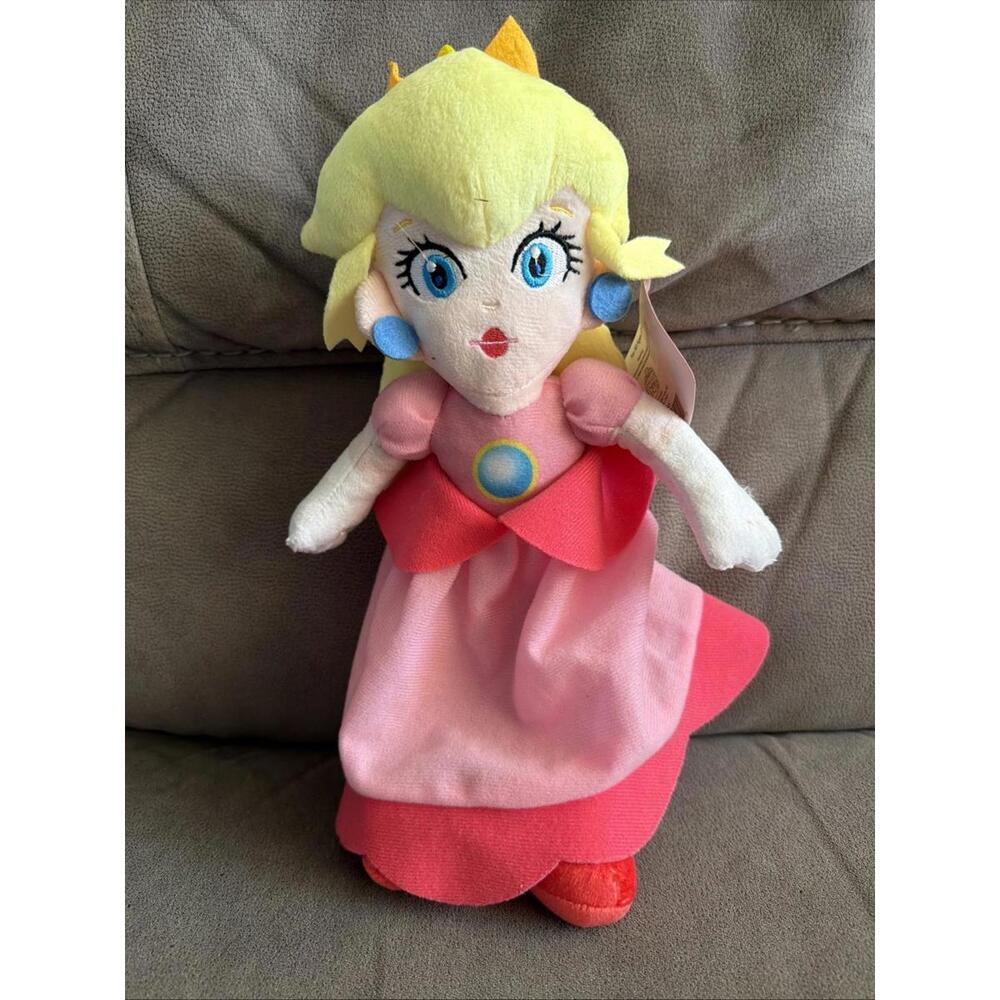 Princess Peach 10" Koopa  Super Mario Bro Figure Stuffed Animal Plush Toy Doll